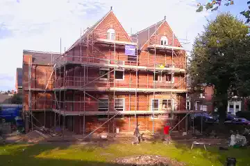 Chesterfield edwardian summer house brick cleaning and restorative hybrid lime mortar repointing